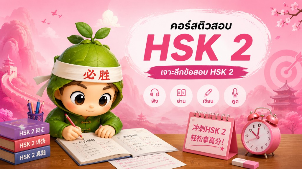 คอร์สติวเพื่อสอบ HSK 5